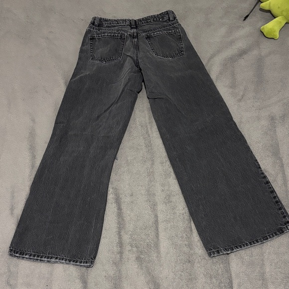 Garage Distressed Wide-Leg High Rise Jeans - Picture 3 of 3
